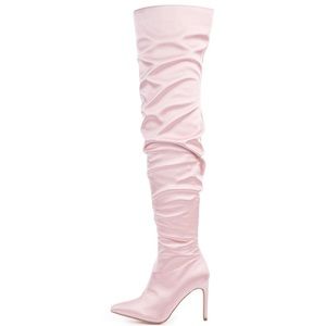 Blush pink Cape Robbin thigh High boots